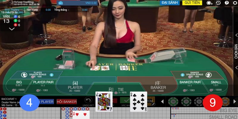 Thông tin về Baccarat tại Helo88